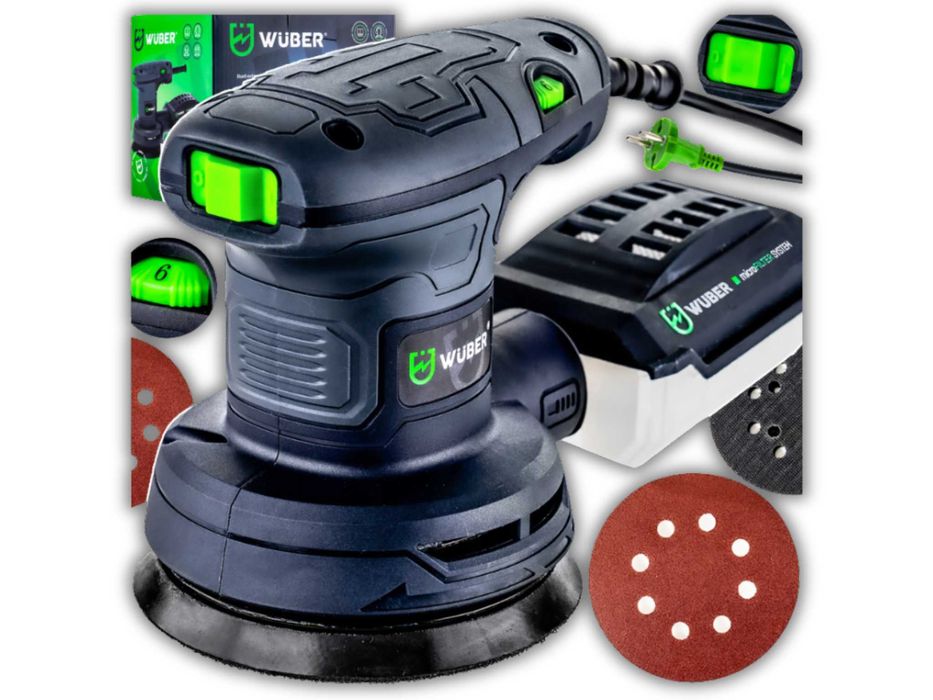 Nowoczesna SZLIFIERKA MIMOŚRODOWA Oscylacyjna Elektryczna - WYPRZEDAŻ