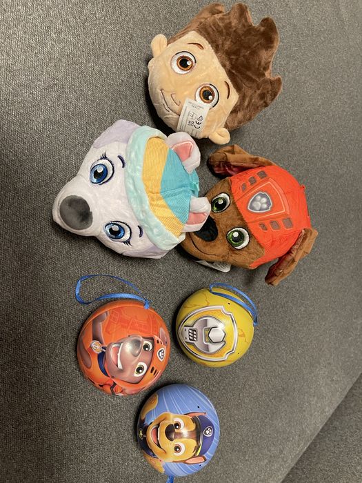 Maskotki psi patrol  z jajek/ kulek  miraball mira ball