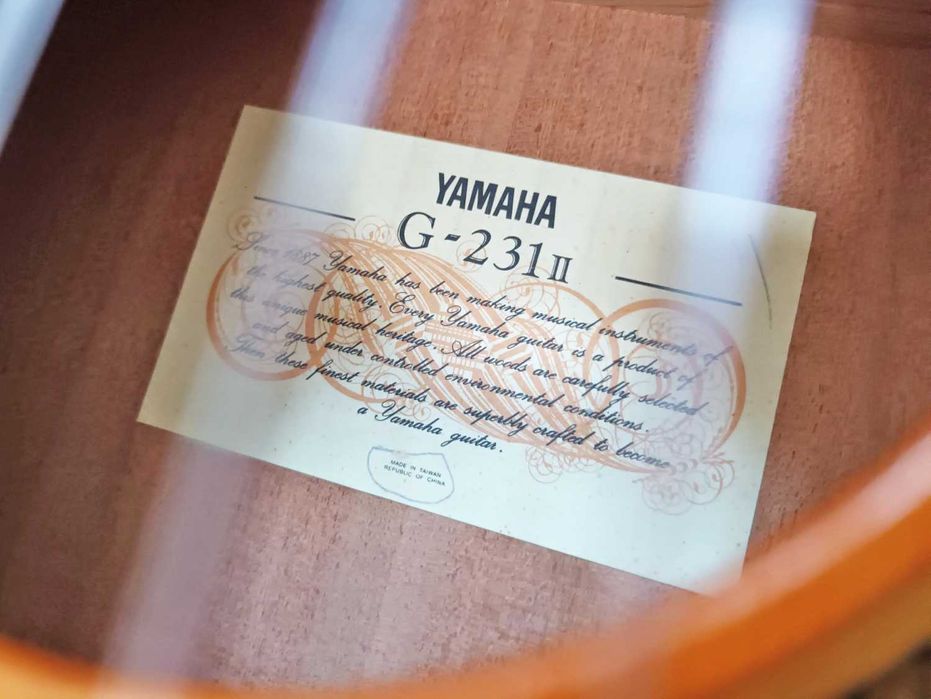 Guitarra viola clássica Yamaha G-231 II 1980s - c/ Estojo