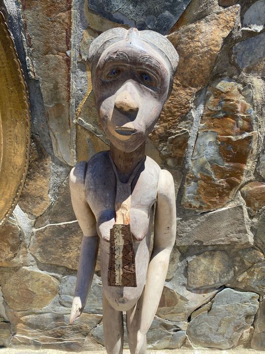 Escultura tribal Centenária Mossi 127 cm Burkina Faso