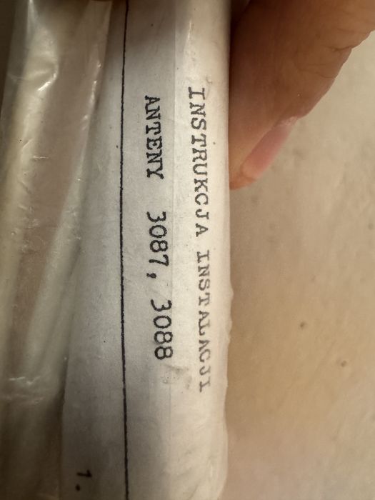 Antena Radmor 3087/3088 Milicja PRL