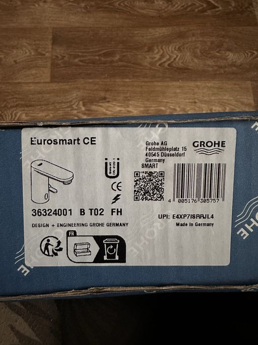 Bateria umywalkowa na podczerwień Grohe kran