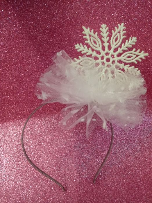 Новорічний обруч Сніжинка