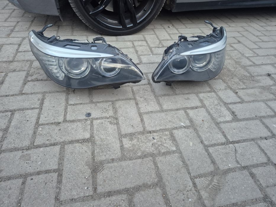 BMW 5 E60 E61 Lift LCI Bi Xenon Nie skretny Lewy Prawy Lampa Lewa Prawa EU