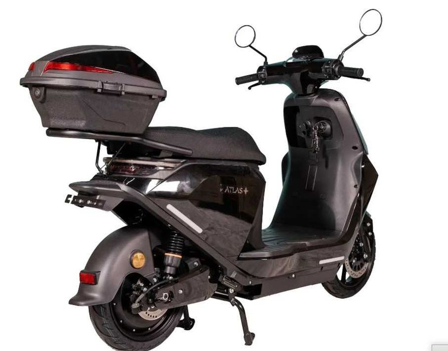 Електробайк ATLAS Shark 2 Box 2000W Black БЕЗКОШТОВНА ДОСТАВКА Електроскутер Атлас Шарк