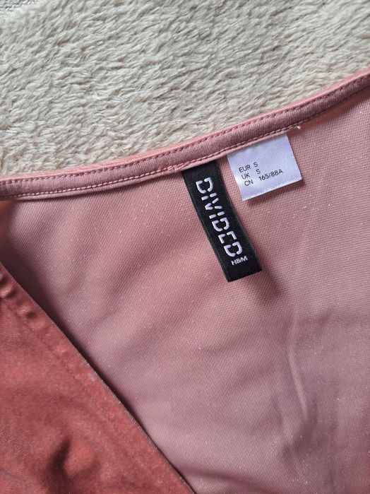 Sukienka welurowa H&M S