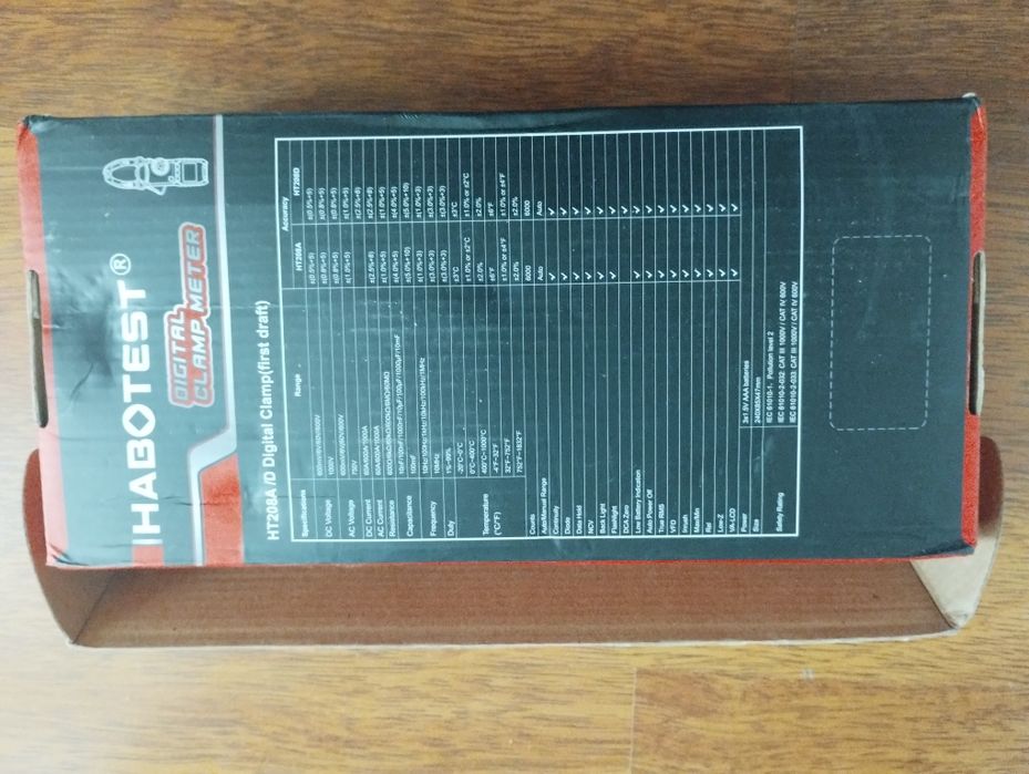 Цифрові кліщі Мультиметр HABOTEST HT208A AC