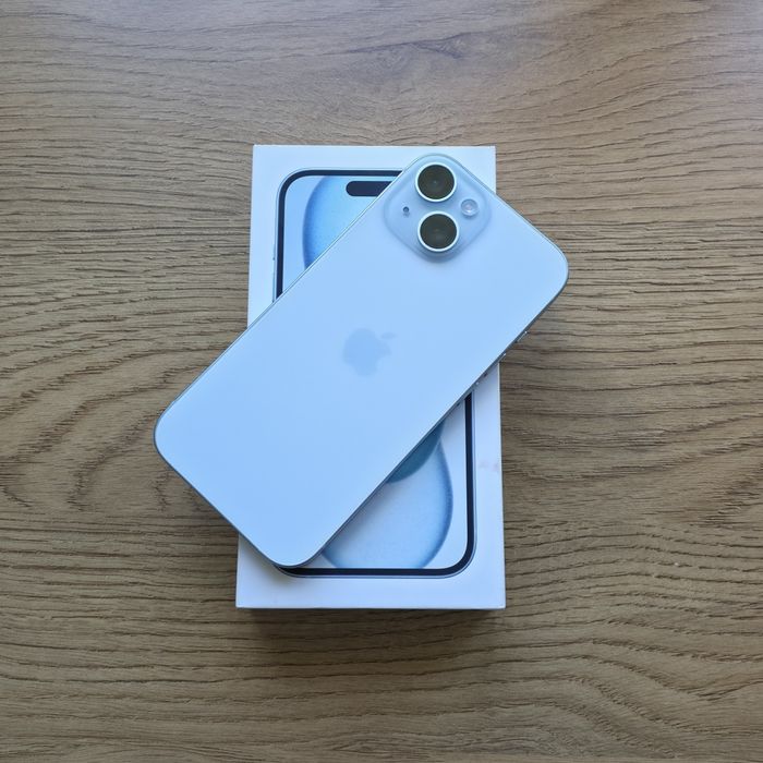 iPhone 15 Blue – Stan perfekcyjny | Oled | Face ID