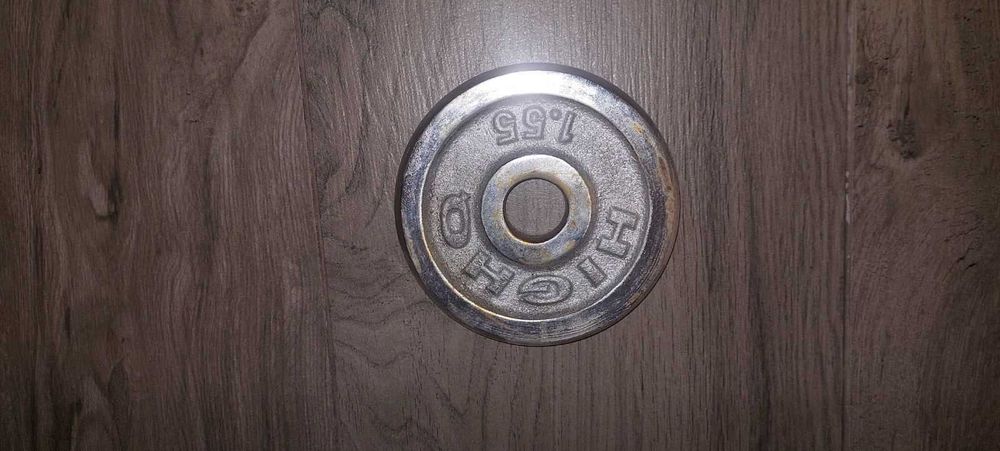 блин  хромирований к гантелям 1 кг