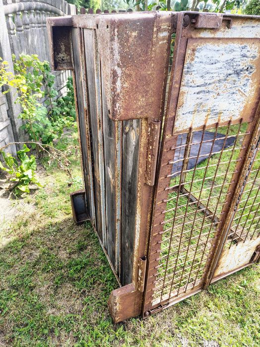 Skrzyniopaleta metalowa koszowa EURO