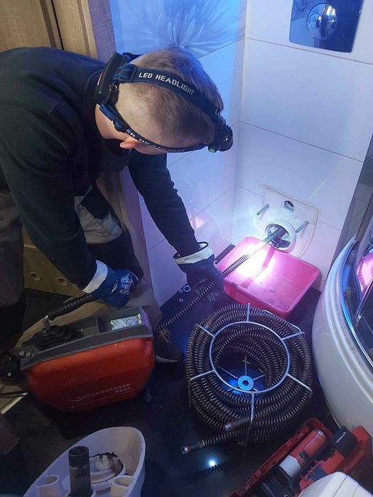 Hydraulik Udrażnianie  czyszczenie rur kanalizacyjnych Wuko kamera TV