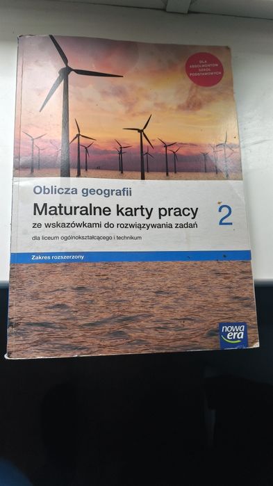 Sprzedam książkę maturalne karty pracy 2 nowa era klasa 2 zakres rozsz