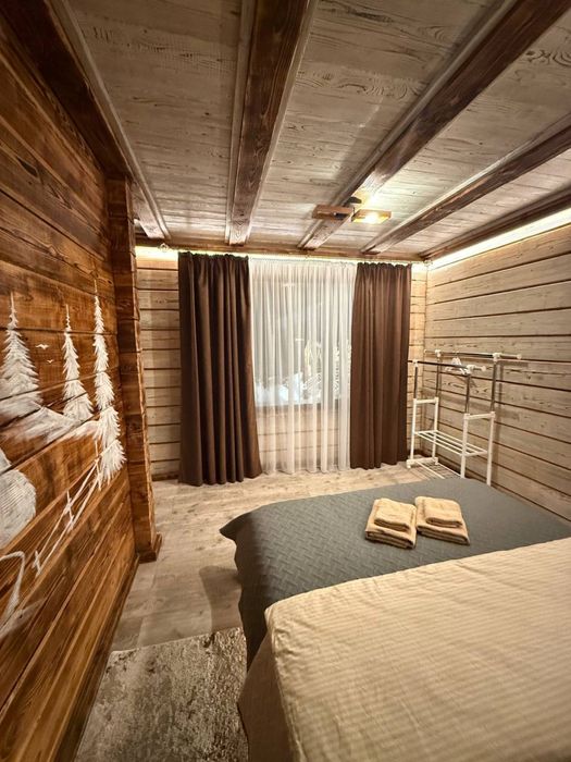 АКЦІЯ‼️Новий котедж ЗРУБ ХАУС 1 • СПА • Відпочинок Славське Карпати