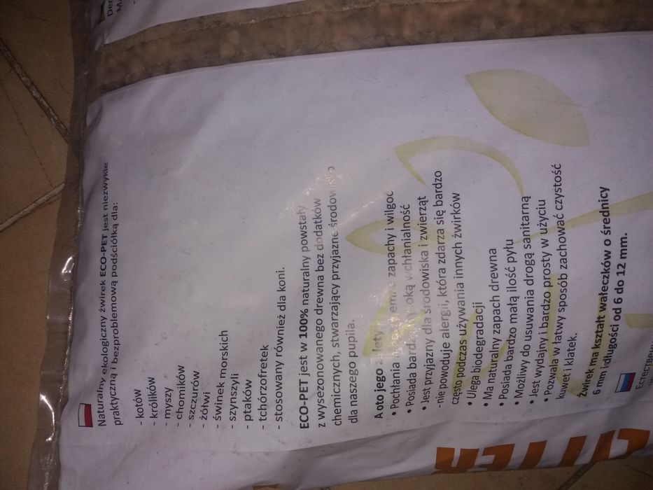 Pelet żwir Podściółka 15l.