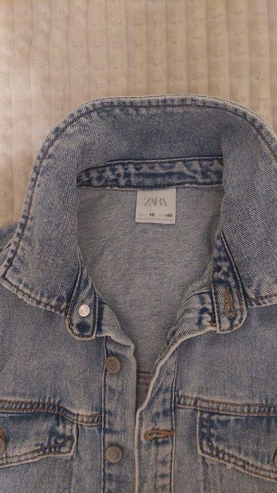 Джинсова сорочка-куртка ZARA