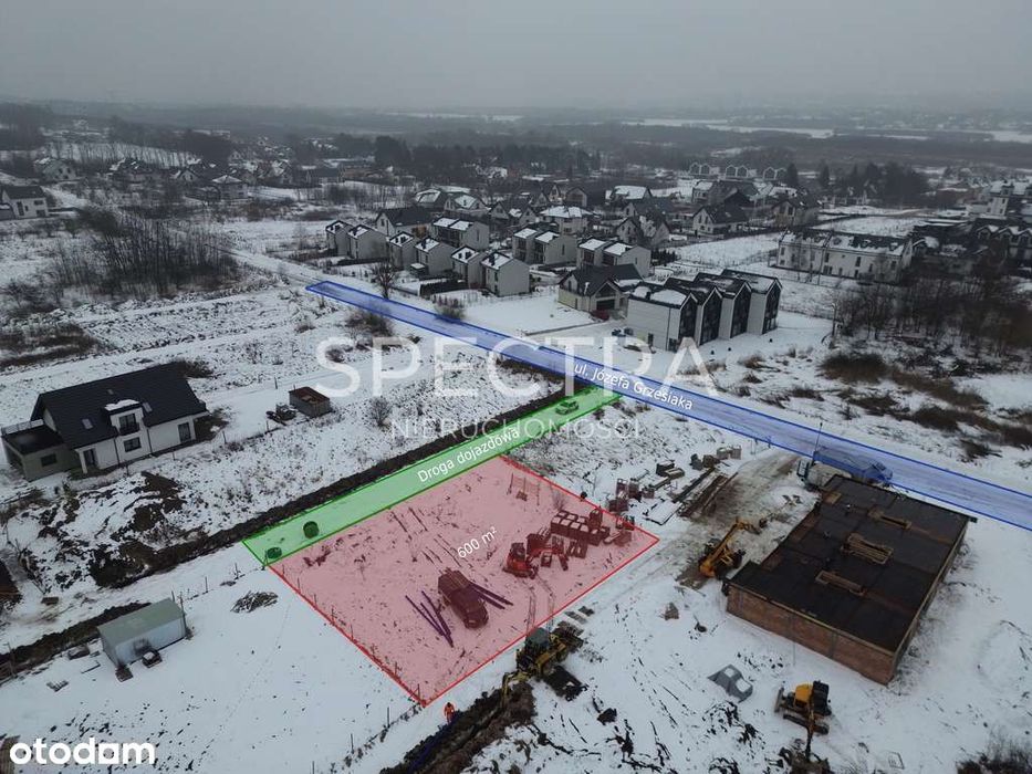 Działka budowlana Skotniki 6a | Media