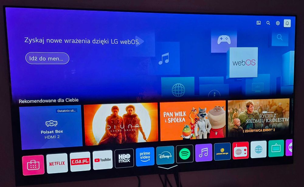 OKAZJA. lg OLED 4K 55" cali z najwyższej serii G stan IGŁA  model OLED55GX3LA