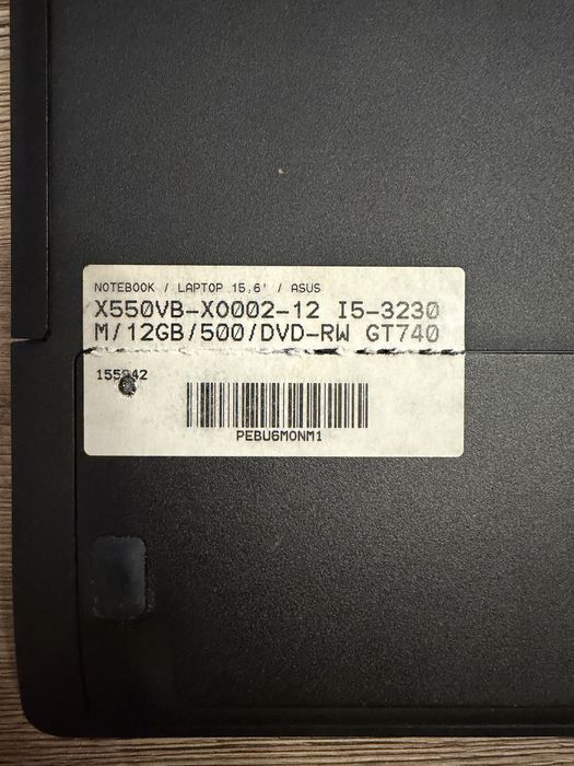 Laptop Asus X550V