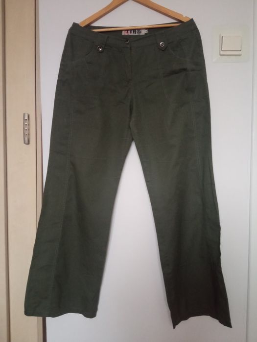 lekkie spodnium khaki