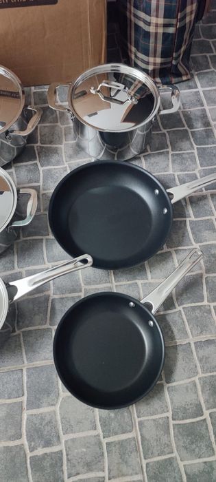 Trem de Cozinha SILAMPOS Novo (9 Peças) - Aço Inox 18/10 - INDUÇÃO
