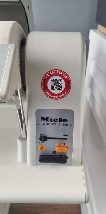Magiel, maglownica Miele B 866 D z funkcją pary,szer83cm,łatwa obsługa