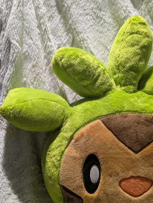 Pokémon Center Chespin oryginalna poduszka 2014 Nintendo