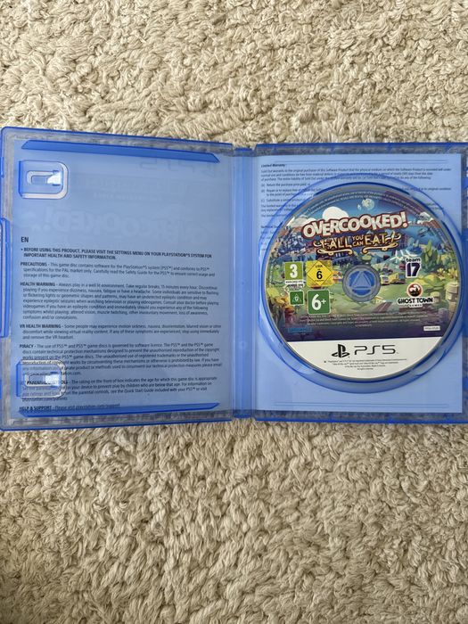 Gra Overcooked Ps5 Play Station 5