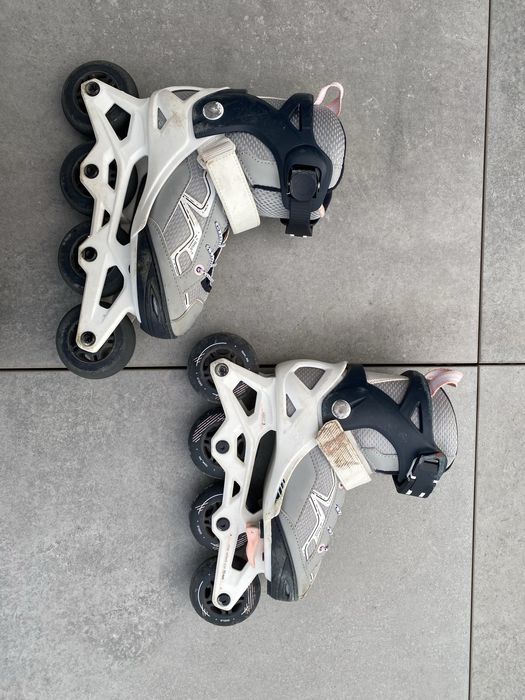 Łyżworolki dziewczęce Oxelo 29-32 Regulowane