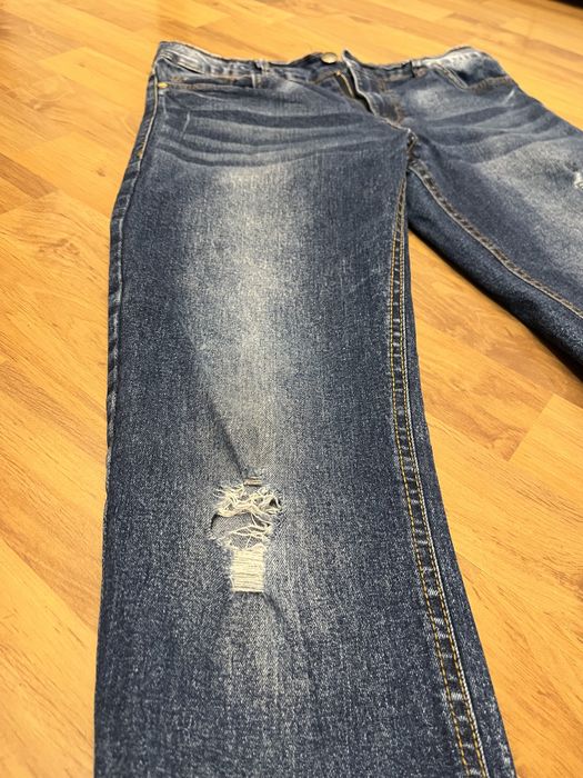 Jeansy chłopiece 158