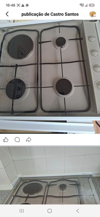 Fogão gás e elétrico 'TEKA'