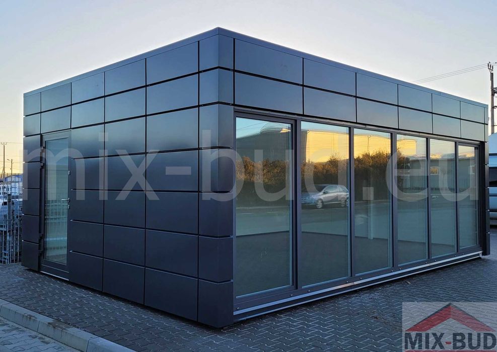 Kontener biurowy handlowy nowoczesne biuro modułowe 5x7