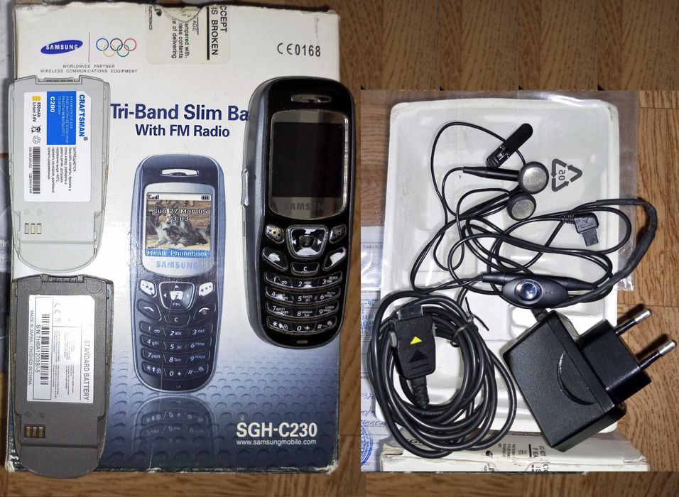 Два телефона: Samsung SGH-M620 и Samsung C230