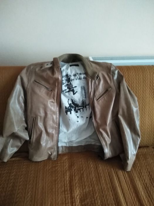 Kurtka skórzana meska