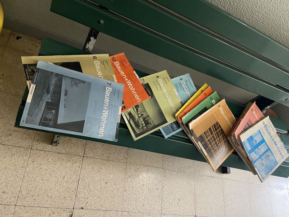 Revistas Arquitetura anos 60  BAUEN+WOHNEN