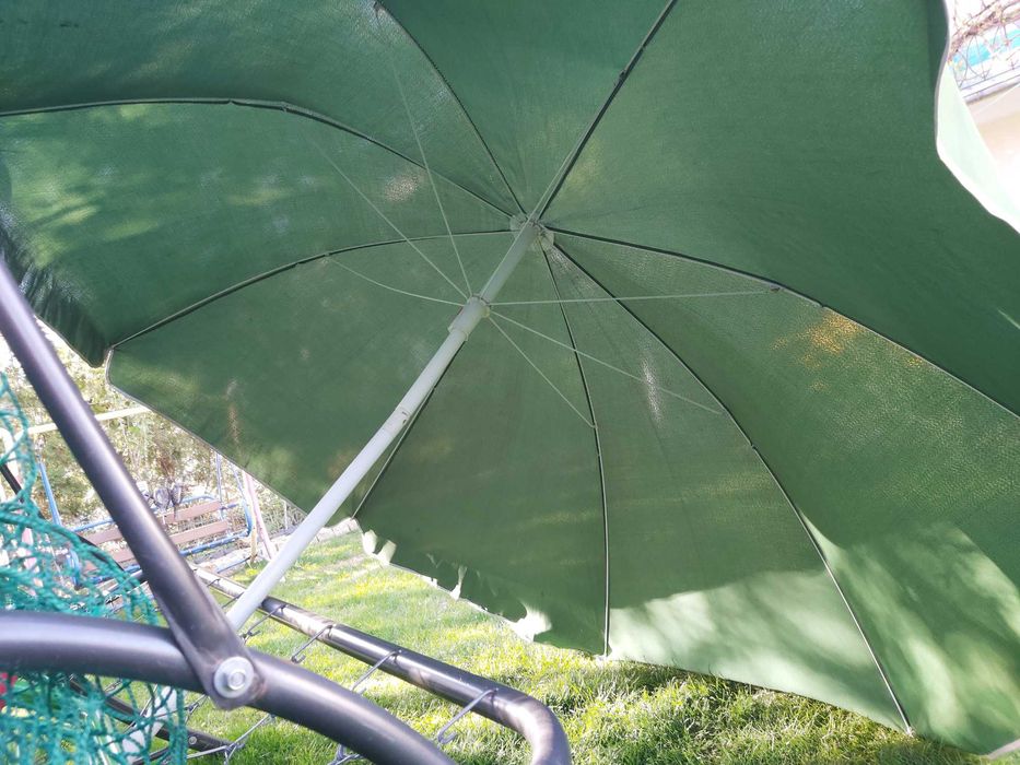 parasol ogrodowy zielony