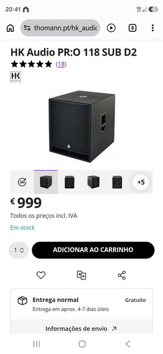 HK Audio PR:O 118 SUB D2