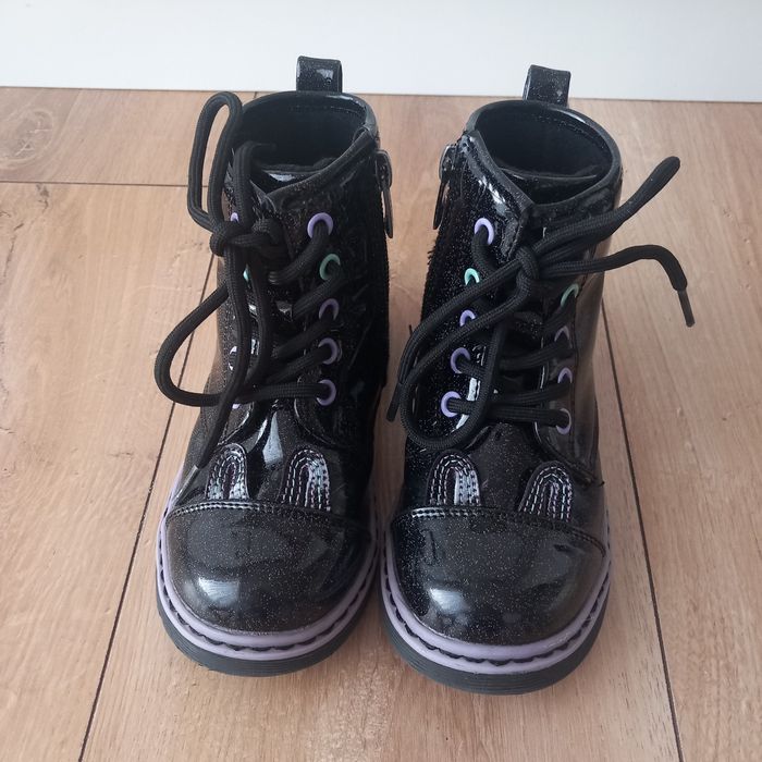 Buty buciki botki czarne Nelli Nelly Blu dla dziewczynki rozmiar 27