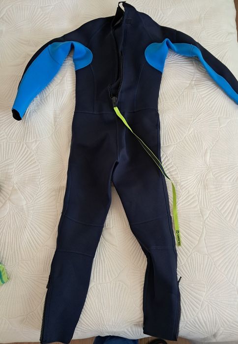 Fato de surf completo criança 10 anos 2.2mm Olaian