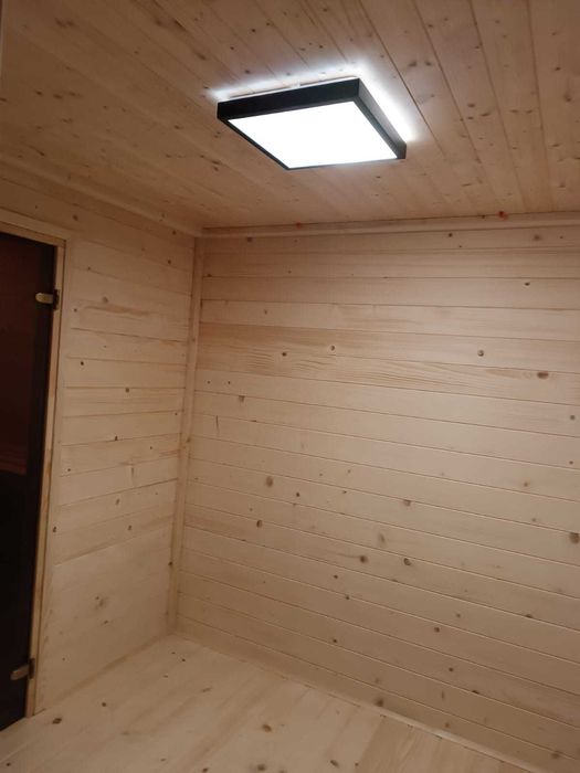 sauna ogrodowa z przedsionkiem, spa zewnętrzne premium, producent