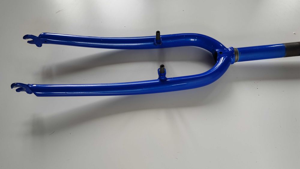 Sztywny widelec stalowy Spinner 26" 1 1/8 16,8 cm gwintowany retro MTB