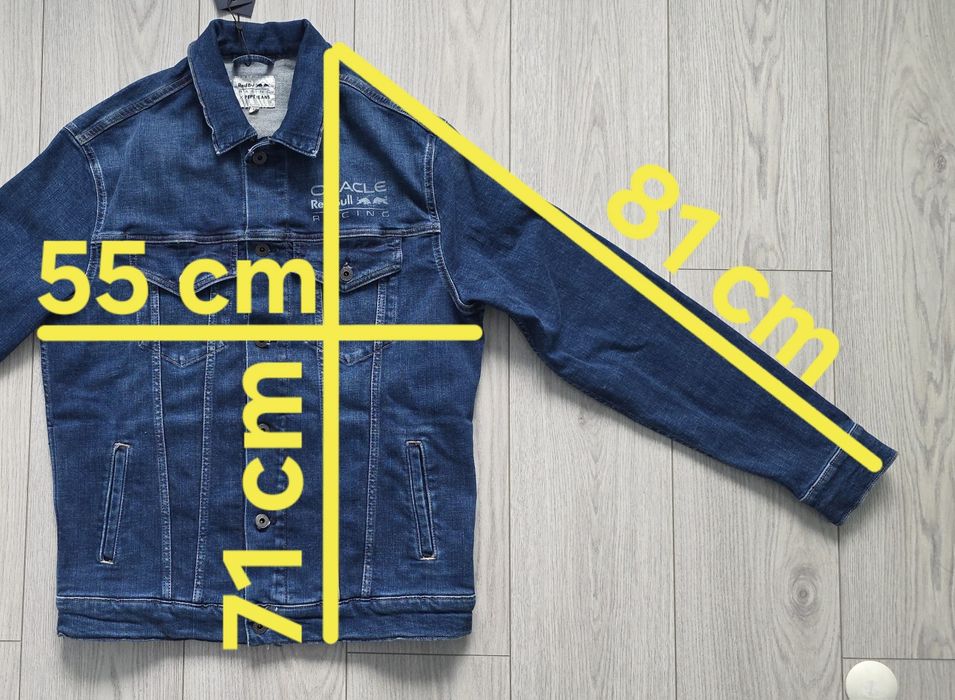 Red Bull Racing, Pepe Jeans kurtka jeansowa, katana, Formuła 1, F1, M