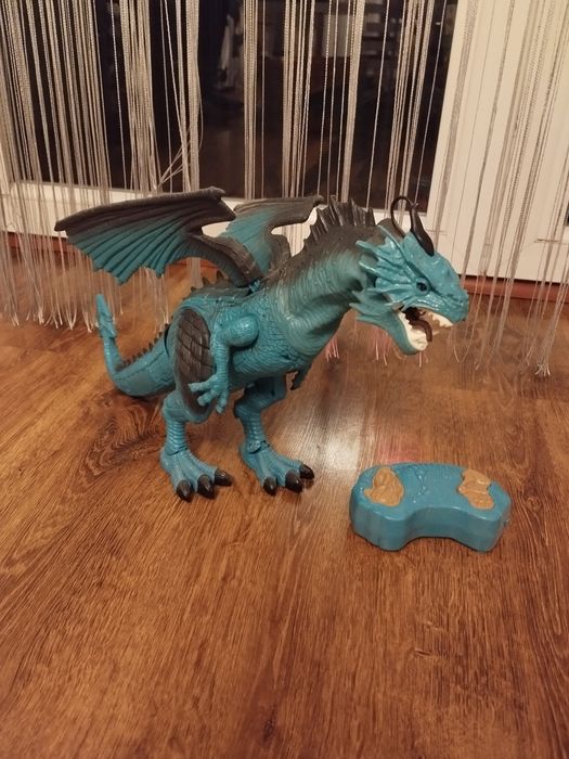 DUŻY DINOZAUR na pilota Ryczy Chodzi Świeci para