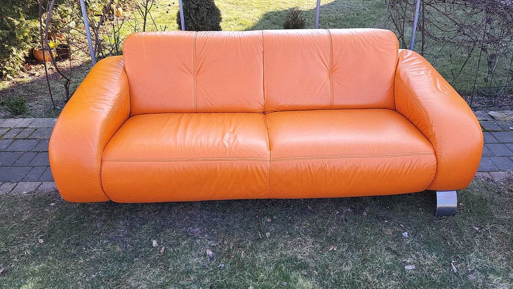 Zestaw wypoczynkowy kanapa - sofa , fotele , skóra
