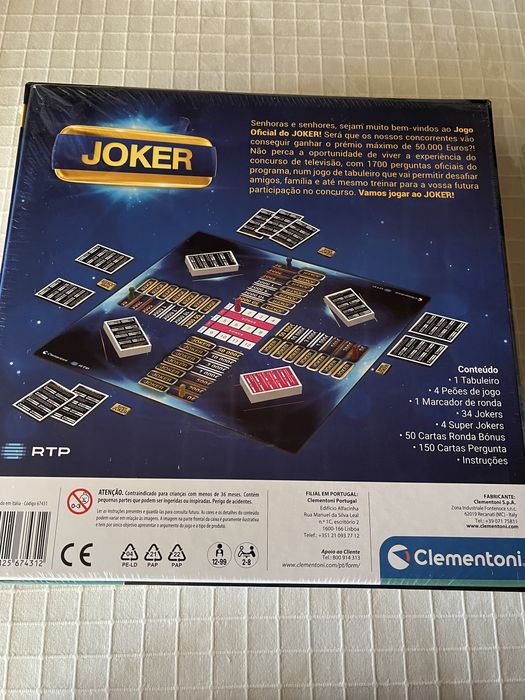 Jogo Joker original da TV(NOVO)