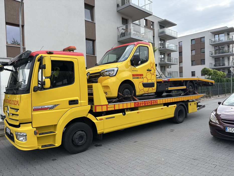Pomoc drogowa Holowanie Laweta Transport Łódź Polska