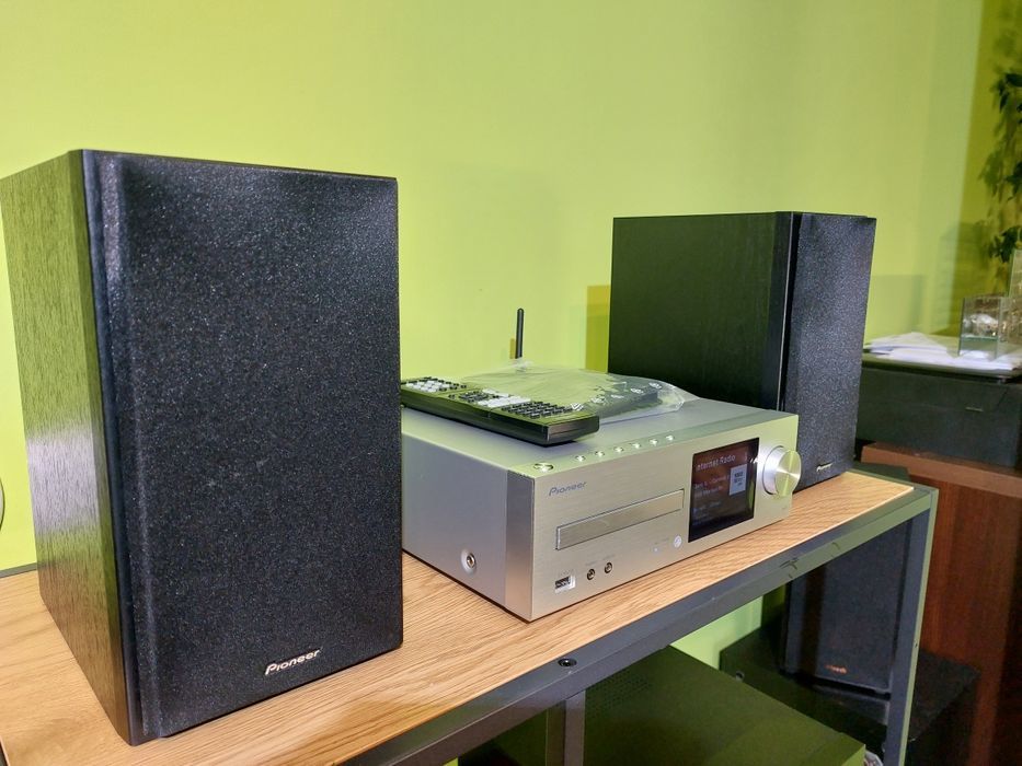 Minisystem Hi-Fi Pioneer HM72 Wi-Fi BT CD Spotify Hi-res DSD Sub Preo