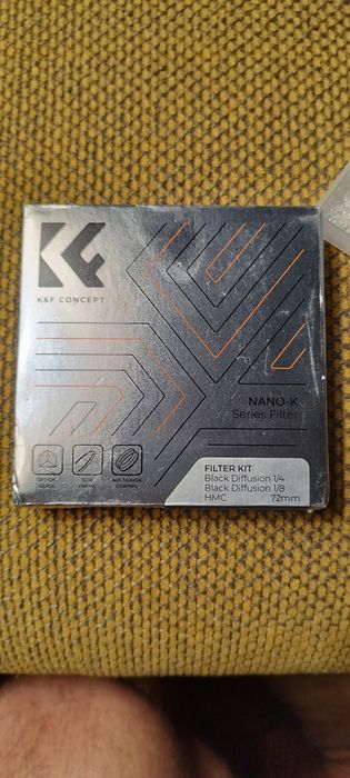 Zestaw filtrów K&F Concept NANO-K 72 mm – Black Diffusion 1/4 + 1/8 +