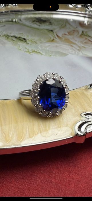 Срібна каблучка з раухтопазом