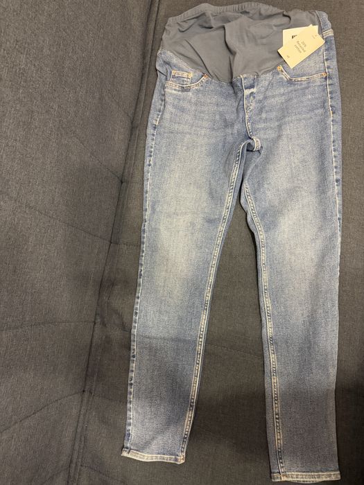 Spodnie ciążowe H&M Mama Skinny High rib rozmiar L