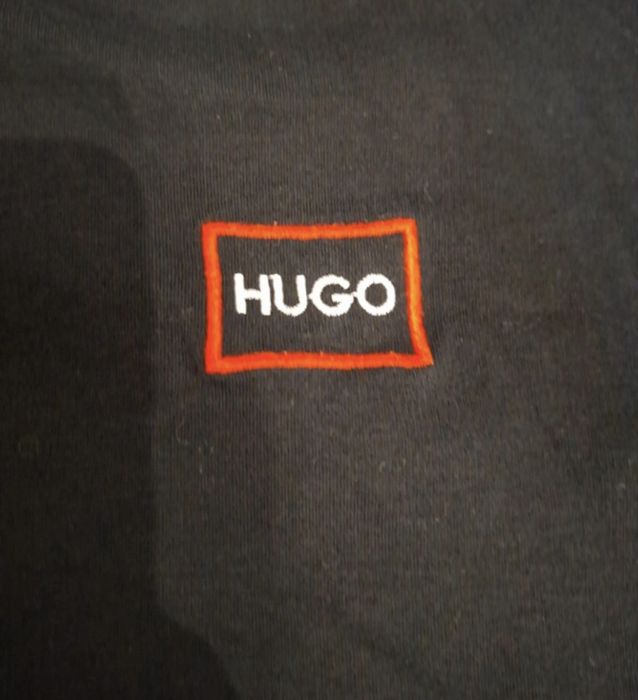 Мужское поло HUGO Hugo Boss 3XL, 100% хлопок, чёрное
